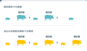 養豚の肥育日数短縮化による売上サイクルの向上｜群馬県 H社